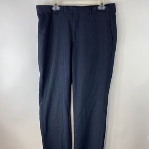 Mens Axist 34X34 Solid Blue Dress Pants